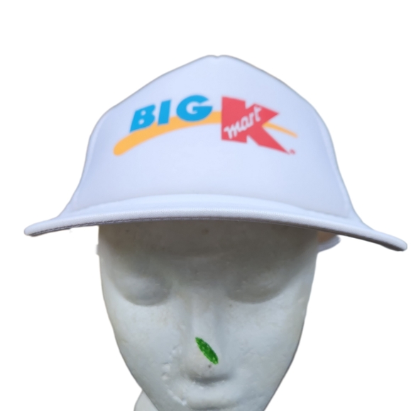 Vintage K Mart Snapback  Hat Big K Logo Trucker Mesh Cap - Picture 2 of 6